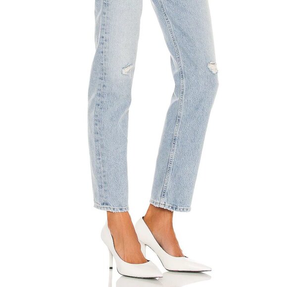 AGOLDE  90s Pinch Waist High Rise Straight Leg Jeans - Picture 3 of 4